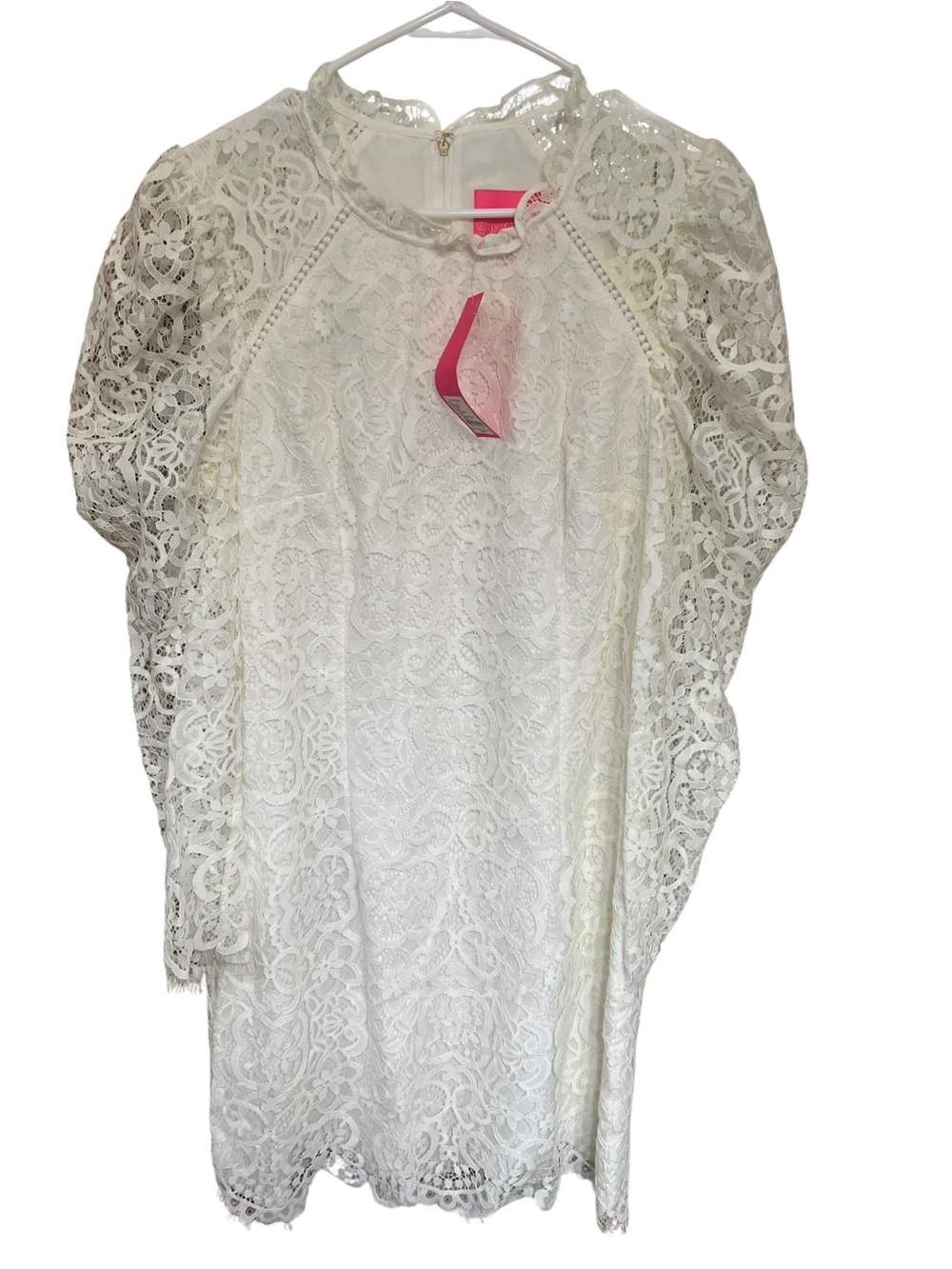 Lilly Pulitzer White Floral Lace Dress